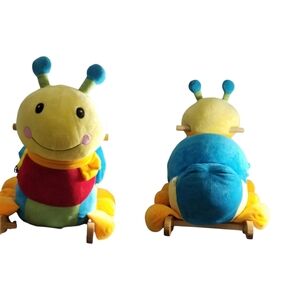 Vibrant Plush Caterpillar Rocker for Kids